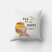 「あなたは私の幸福な場所だ！」 クッション (裏面)