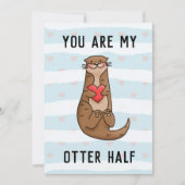 あなたは私の後半バレンタインホリデーカードです シーズンカード (正面)