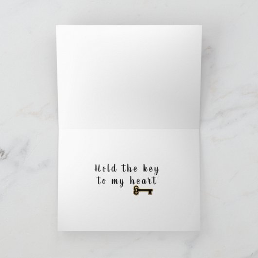 あなたは私の心の鍵を持っている カード (内部)