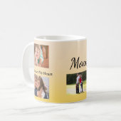 あなたは私の心 – ママへの4枚の写真のギフト コーヒーマグカップ (正面左)
