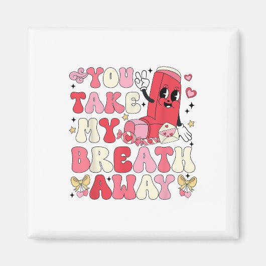 あなたは私の息を吸遠くにい込むRtナースハッピーヴァル マグネット (正面)