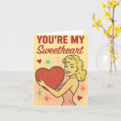 あなたは私の愛する人 ヴァレンタインデー カード (黄色い花)