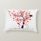 あなたは私の愛の枕 – ヴィンテージミニマルレトロ アクセントクッション (裏面)