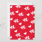 あなたは私の愛 フォト バレンタインデー カード (裏面)