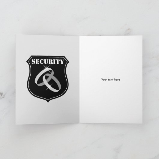 あなたは私の指輪の保安提案書になりますか？ 招待状 (内部)