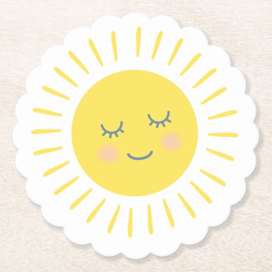 あなたは私の日差しの光だ ペーパーコースター (正面)