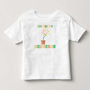 あなたは私の日差し:明るいヒマワリデザイン トドラーTシャツ