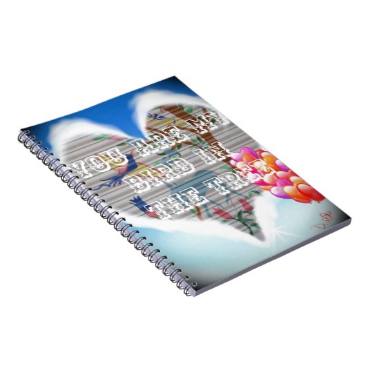 あなたは私の木の中の鳥である:心からのデザイン ノートブック (右側)