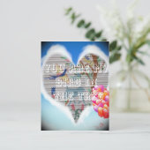 あなたは私の木の中の鳥：心からのデザイン ポストカード (スタンド正面)