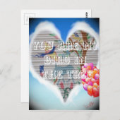 あなたは私の木の中の鳥：心からのデザイン ポストカード (正面/裏面)