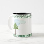 あなたは私の梨の木の小枝。 ツートーンマグカップ (正面左)