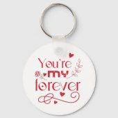 あなたは私の永遠のバレンタインの贈り物 キーホルダー (裏面)