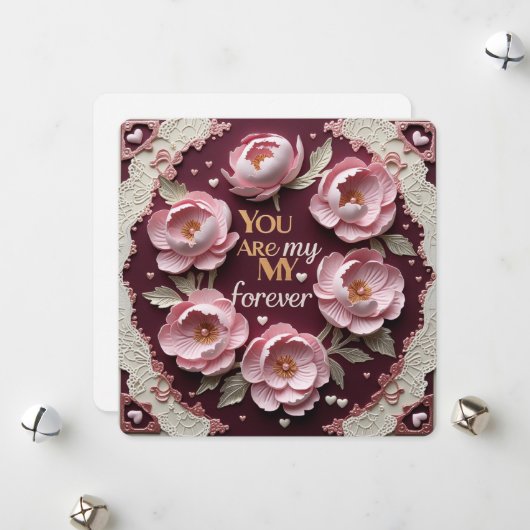 あなたは私の永遠のバレンタインデーのカードだ シーズンカード (正面/裏面インサイチュ)