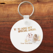 あなたは私の特別な天使カスタマイズだ! キーホルダー (正面)
