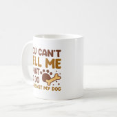 あなたは私の犬ではない コーヒーマグカップ (正面左)