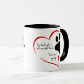 あなたは私の犬ではない マグカップ (正面右)