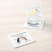 あなたは私の生活のためのリースリング スクエアペーパーコースター (インサイチュ)