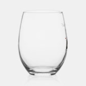 あなたは私の生活のためのリースリング ステムなしワイングラス (右)