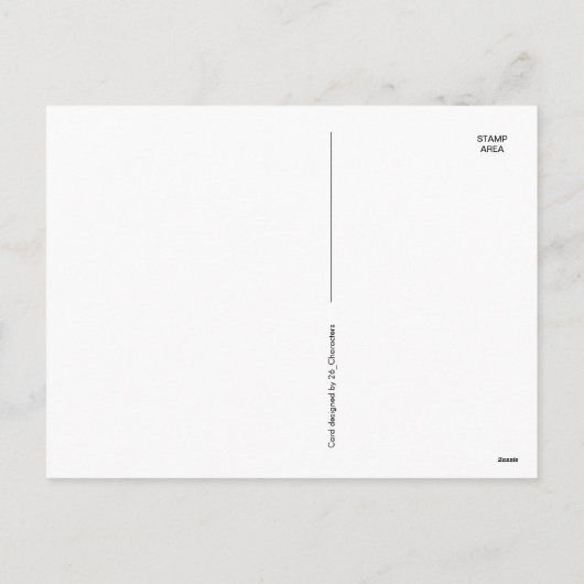 あなたは私の生活のカボチャのスパイス – 感謝祭 シーズンポストカード (裏面)