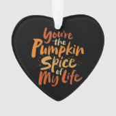 あなたは私の生活のカボチャのスパイス – LOVE Friend オーナメント (正面)