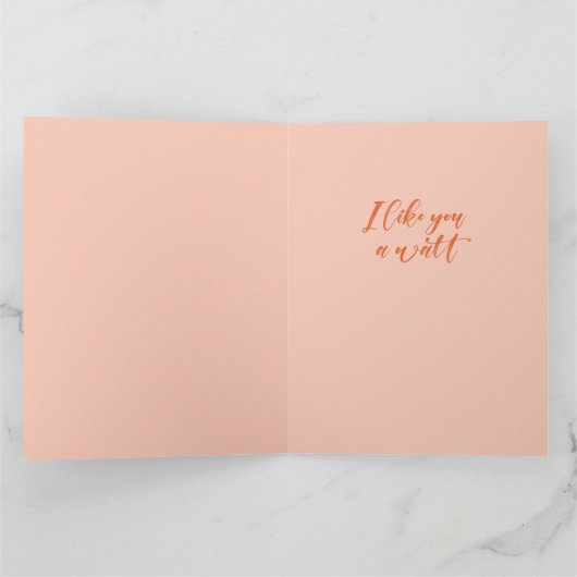 あなたは私の生活挨拶カードを点灯させる カード (内部)