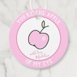 あなたは私の目のリンゴ – 愛と – ピンク フェイバータグ