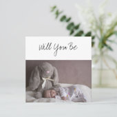 あなたは私の神になるベビー&バニー詰まった カード (スタンド正面)