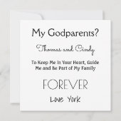 あなたは私の神になるベビー&バニー詰まった カード (裏面)