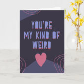 あなたは私の種類風変わりのおもしろい可愛い カード (黄色い花)