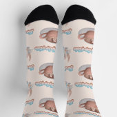 あなたは私の穏やかなボホのカップラテ ソックス (上部)