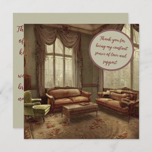 あなたは私の絶え間ない愛の源であってくれてありがとう ノートカード (正面/裏面)