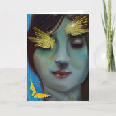 あなたは私の考えで |レディかわいらしー カード (正面)