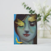 あなたは私の考えで |レディかわいらしー ポストカード (スタンド正面)