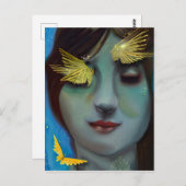 あなたは私の考えで |レディかわいらしー ポストカード (正面/裏面)