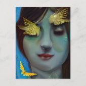 あなたは私の考えで |レディかわいらしー ポストカード (正面)