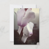 あなたは私の花のフローラ葉書か 招待状 (裏面)