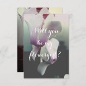 あなたは私の花のフローラ葉書か 招待状 (正面/裏面)