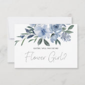 あなたは私の花の女の子ダスティブルーの花になるだろうか (正面)