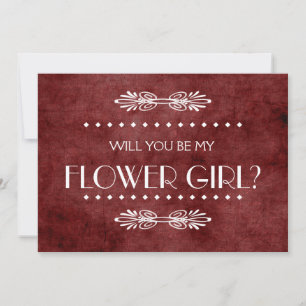 あなたは私の花の飾り 招待状