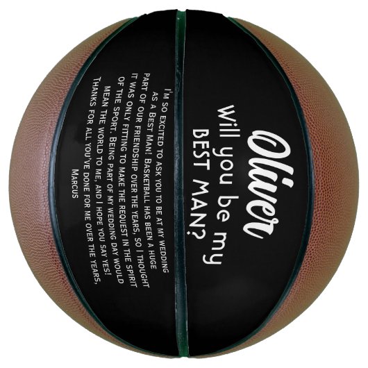 あなたは私の花婿介添人名前をカスタムすると文字 バスケットボール (縦)