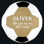 あなたは私の花婿介添人名前をカスタムするサッカーになる サッカーボール<br><div class="desc">あなたは私の花婿介添人名前をカスタムするサッカーボールになるのだろうか。あなたの友最高の人が熱心なサッカー選手であるか、ゲームの単なるファンであるかに関わらず、このサッカーのボールはあなたの大きな日にあなたの側に立つよう頼に、彼に思慮深くクリエイティブ的な方法である。名前を追加。あなたは文字を変更できる。</div>