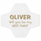 あなたは私の花婿介添人名前をカスタムするサッカーになる サッカーボール (フラット)