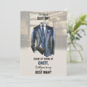 あなたは私の花婿介添人提案依頼書か 招待状 (スタンド正面)