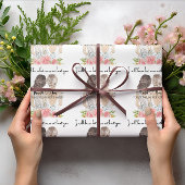 あなたは私の花嫁になってくれてありがとう ラッピングペーパー