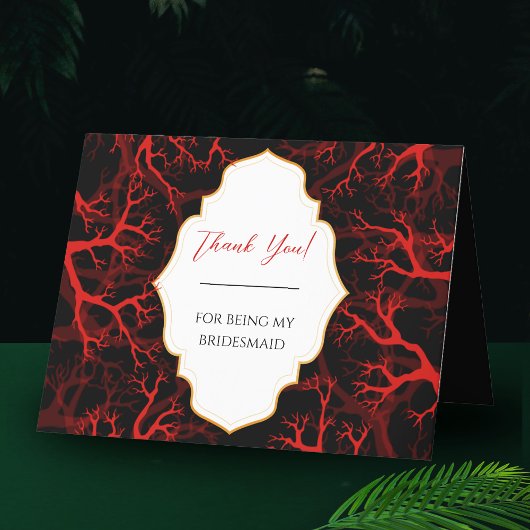 あなたは私の花嫁のゴシック様式の女性でありがとう結婚とう サンキューカード