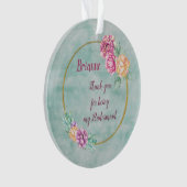 あなたは私の花嫁のメイドになってくれてありがとう オーナメント (正面)