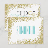 あなたは私の花嫁の付き添いになって下さい 招待状 (正面/裏面)