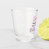 あなたは私の花嫁の付き添いになりますか？パーソナライズされた提案 ショットグラス (左)