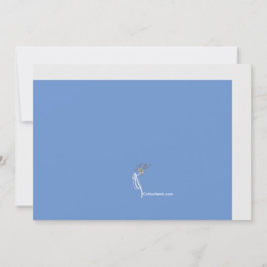 あなたは私の花嫁の付き添いのカードですか？ 招待状 (裏面)