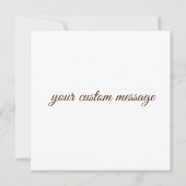 あなたは私の花嫁の付き添いのカードになってくれますか?バラ 招待状 (裏面)